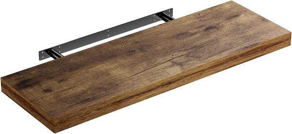 Casaria Wandboard, mit Halterung 50-110cm Schwebend 15kg Tragkraft Küche Bad Wohnzimmer