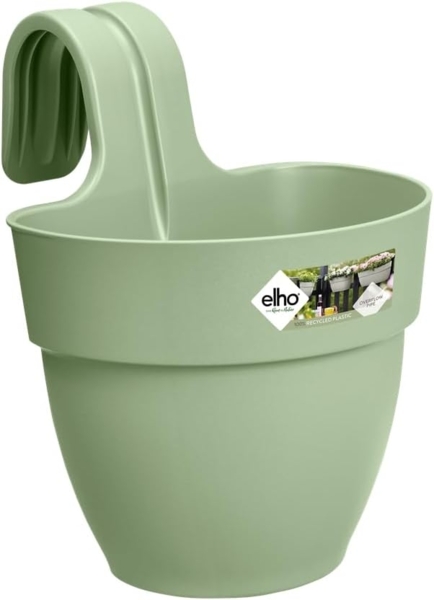 Elho Blumentopf zum Hängen Kunststoff grün 20,5 x 24,1 x 26,5 cm Vibia Campana Easy Small