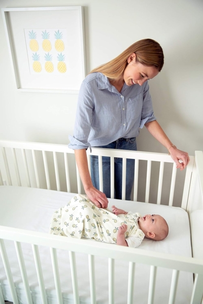 Ergobaby Baby-Schlafsack Winter Neugeborene 56-62 Baumwolle, Winterschlafsack Baby 0-6 Monate TOG 2.5, Pineapples Bild 2