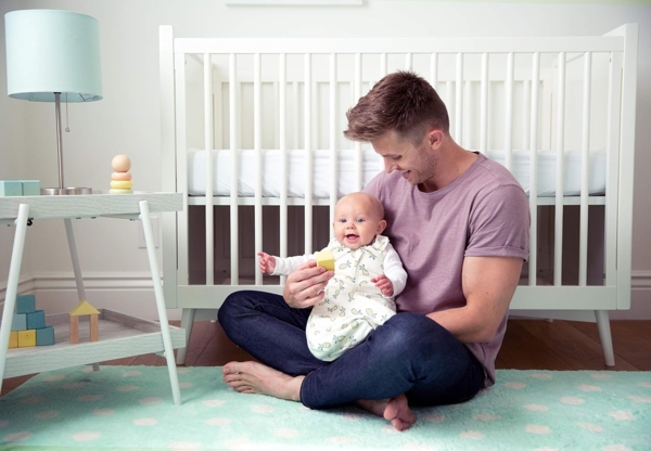 Ergobaby Baby-Schlafsack Winter Neugeborene 56-62 Baumwolle, Winterschlafsack Baby 0-6 Monate TOG 2.5, Pineapples Bild 4