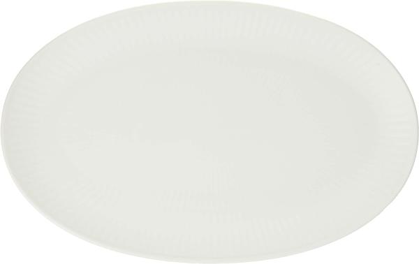 Royal Copenhagen White Fluted Platte Oval 23 cm