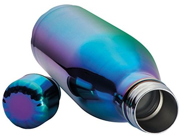 Macma Trinkflasche Edelstahl Trinkflasche / im Licht mit Regenbogenfarbeneffekt / 800ml
