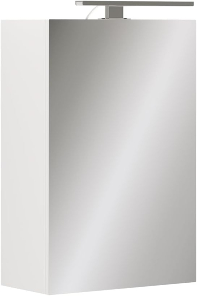 Badspiegelschrank Lavio Weiß 40 x 60 cm mit LED-Beleuchtung Vicco Bild 1