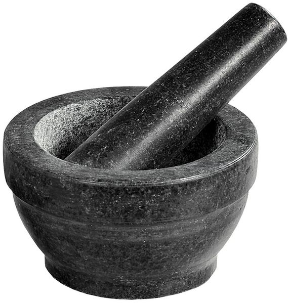 KESPER 71501 Mörser mit Schlegel aus Granit - dunkel/Granit-Mörser /