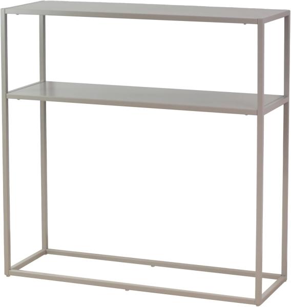 osoltus cube Industrie Stil Konsolentisch Konsole Stahl warm grey 80x25x80cm