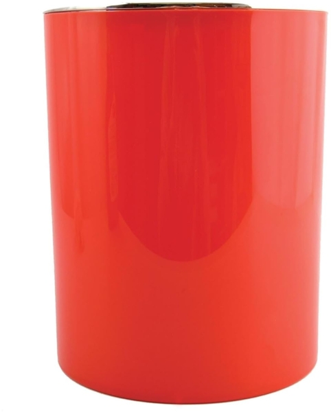 MSV Bad Serie "ASPEN" Design Kosmetikeimer Bad Treteimer Schwingdeckeleimer Abfallbehälter mit Schwingdeckel 6 Liter (ØxH): ca. 18,5x26 cm rot Bild 6