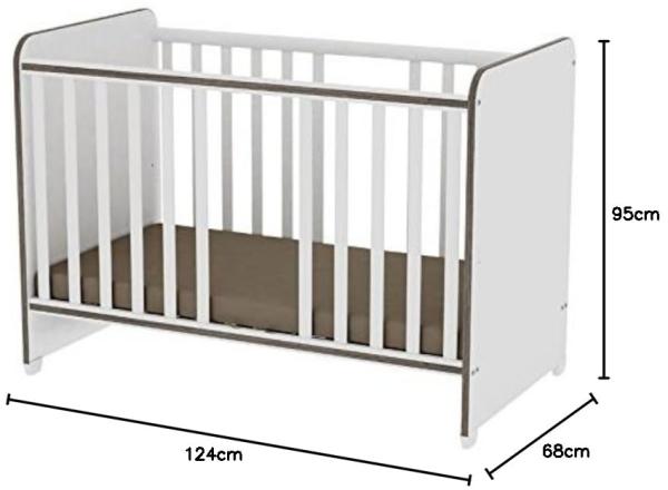 Lorelli 'Sweet Dream' Babybett 60x120 cm weiß Bild 7