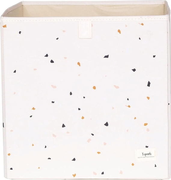 3 Sprouts - Aufbewahrungsbox Terrazzo Cream, recycled