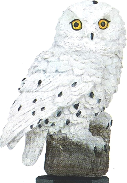 Haushalt International Gartenstecker Solar-Gartenstecker "Schneeeule" (1-St) Gartendekoration mit Dämmerungssensor
