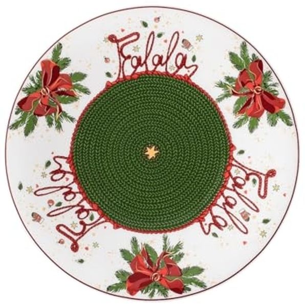 Hutschenreuther Nora Plätzchenteller, Teller, Bone China, Weihnachtszeit, 22 cm, 02048-726042-12781