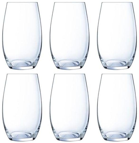 Gläserset Chef&Sommelier Primary Durchsichtig Glas 6 Stücke 400 ml Default Title