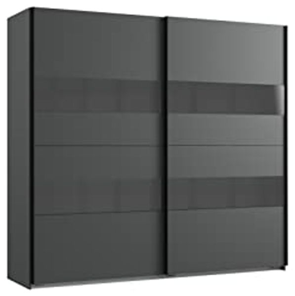 Kleiderschrank >Altona2< (B/H/T: 225x210x65 cm) in Graphit - 225x210x65 (BxHxT) Bild 2