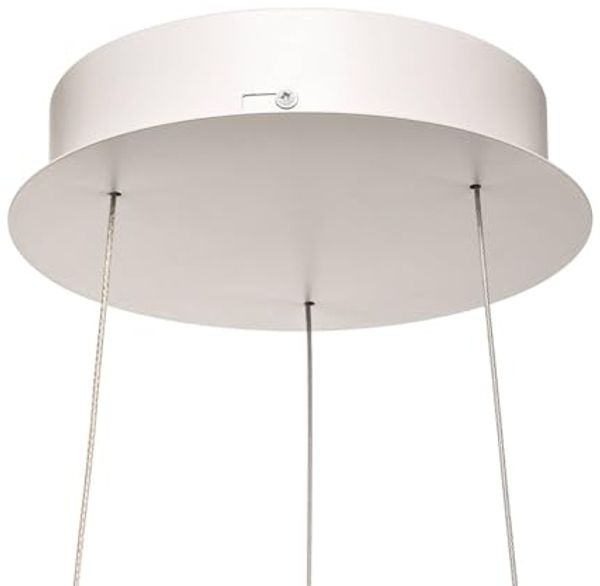 Arcchio Hängeleuchte Albiona, LED, Metall, Weiß warmweiß IP20, LED 46,8 W gesamt, warmweiß Bild 7