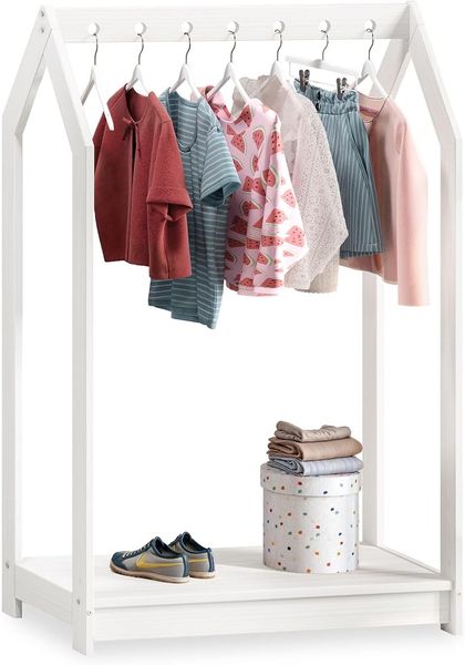 IDIMEX Kinderkleiderschrank SALLY Kinderkleiderständer kinderzimmer Garderobe Kindermöbel