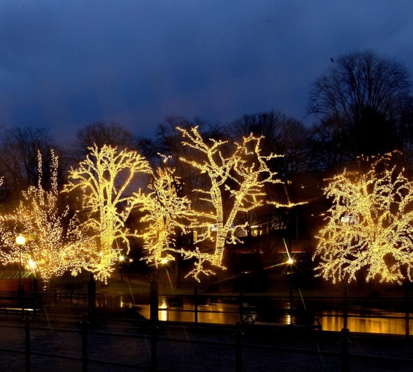 System LED "LED Eisregen-Lichterkette 2x1m" 100 LED´s, warmweiß, IP44