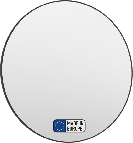 BADEDU IMPERO Spiegel Ø 80 cm, Schwarz, rund
