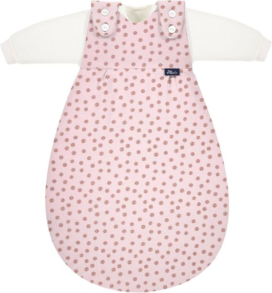 Alvi Baby-Mäxchen Schlafsack 3tlg. Organic Cotton Curly Dots 56/62