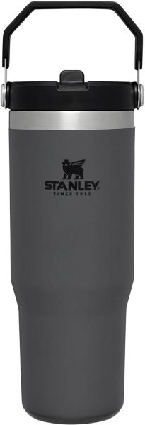 Stanley Isolierbecher The Iceflow Flip Straw Tumbler 0,89l Charcoal