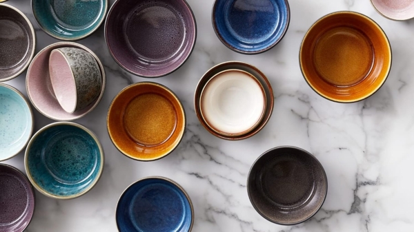 Bitz Bowl grey/light blue 10 cm Bild 5