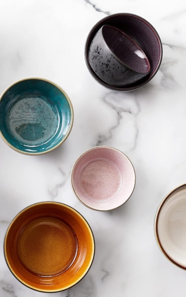 Bitz Bowl grey/light blue 10 cm Bild 4