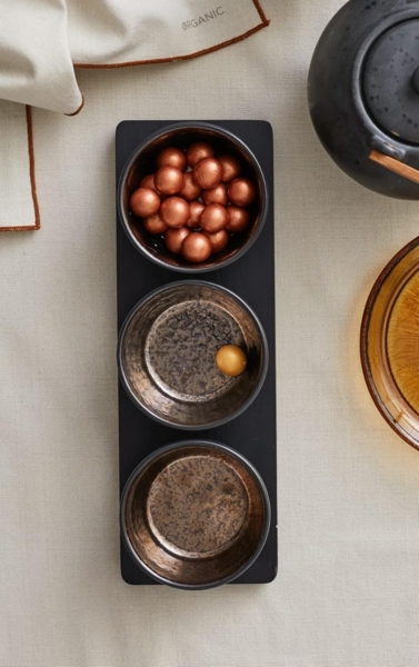 Bitz Bowl grey/light blue 10 cm Bild 2