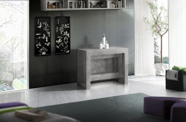 Esstisch >Pachino< in Zement - 51x77x90cm (BxHxT)