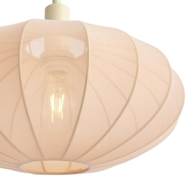 Qazqa Stehlampe Bida, ohne Leuchtmittel, Warmweiß, QAZQA Stehlampe, e27, Beige, Stahl, Japandi