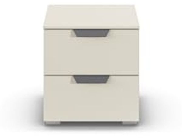 rauch Aditio Box, Nachttisch, 2 Schubladen, mit Softclose-Funktion, Farbe Beige, BxHxT 40x42x42cm Bild 6