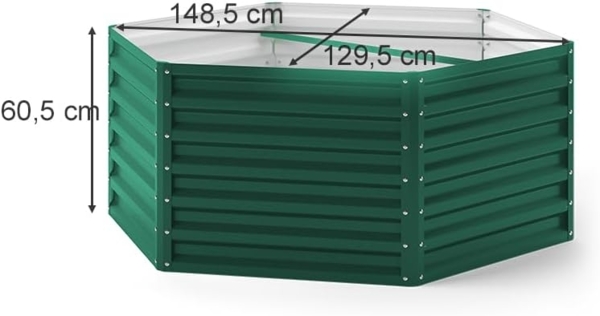 Hochbeet Grün 148.5 x 129 cm OK-Living Bild 4