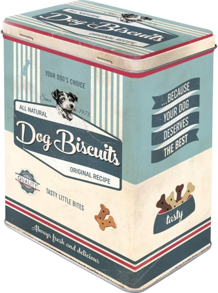 Nostalgic-Art Vorratsdose Kaffeedose Blechdose - Dog Biscuits