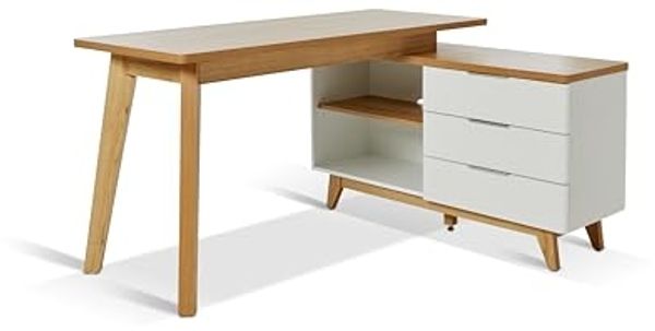 Jahnke Schreibtisch Libre D 240 E KERNEICHE/WS