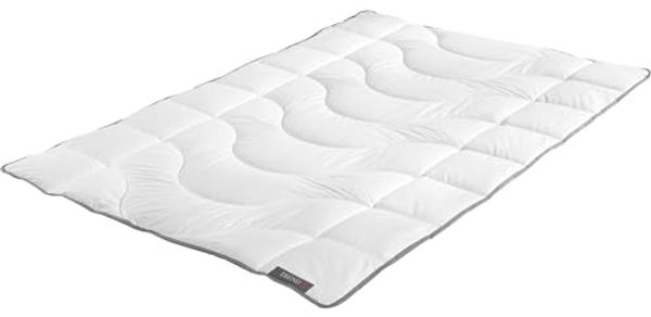 Badenia Steppbettdecke Trendline Tencel Duo 155 x 220 cm weiß