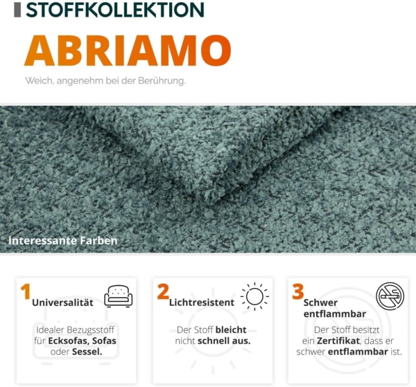 Mirjan24 'Koweni' Polsterbett mit Bettkasten, Bouclé, Rosa, 180x200 cm Bild 9