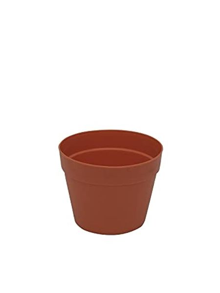 EUROPALMS Übertopf aus Kunststoff, rot, 17cm (83011015)