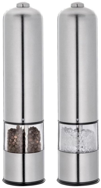 Pfeffermühle und Salzmühle BERGAMO elektrisch Set