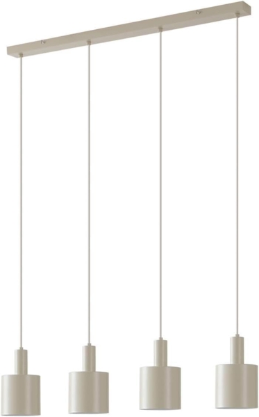 Lindby Hängeleuchte Ovelia, Metall, Creme IP20, 4 x 15 W LED