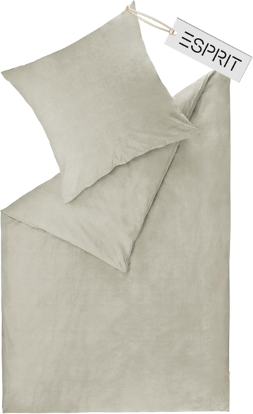 Esprit Bettwäsche HARP Renforcé Kissenbezüge und Bettwäsche, Baumwolle, 1 teilig, 135 x 200 cm in Grau