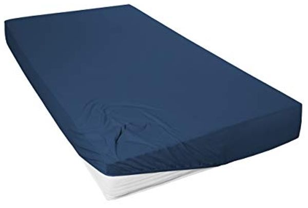 Vario Jersey-Spannbetttuch marine, 100 x 200 cm