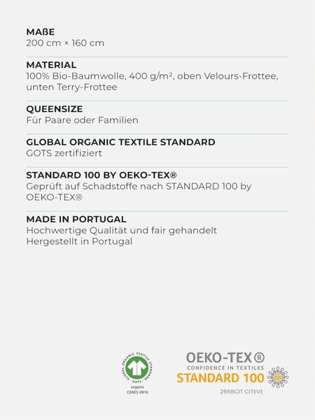 Sowel Strandtuch XXL - Together Towel -, 200x160 cm, Badetuch, 100% Bio-Baumwolle, Flauschig Bild 5