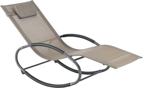 Schaukelliege Almaluez 120 kg Beige en. casa