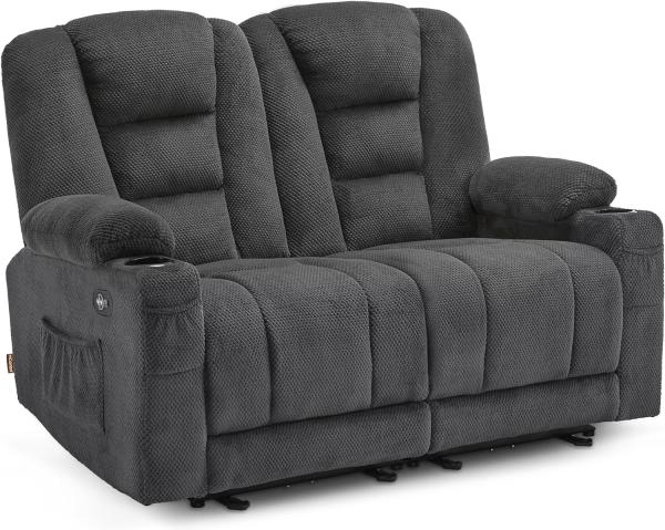 MCombo Sofa M MCombo 2 Sitzer Sofa 150° Verstellbar, 2er Relaxsessel, 7009, mit Relaxfunktion