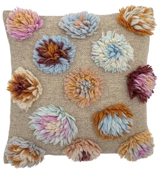 BLOOMINGVILLE Somma Kissen Bunt Wolle