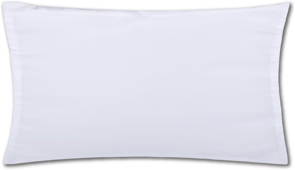 Kissenhülle Dekokissen Kissenbezug Microfaser - viele Größen und Farben Weiß 40 x 60 cm