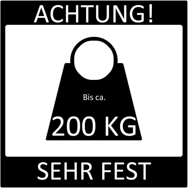 Dibapur® R45H6 Kaltschaummatratze SEHR FEST bis ca. 200 Kg Doppeltuchbezug Gesamthöhe ca. 25 cm (100x200 cm) Bild 2