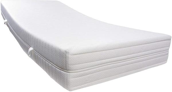 Dibapur® R45H6 Kaltschaummatratze SEHR FEST bis ca. 200 Kg Doppeltuchbezug Gesamthöhe ca. 25 cm (100x200 cm) Bild 3