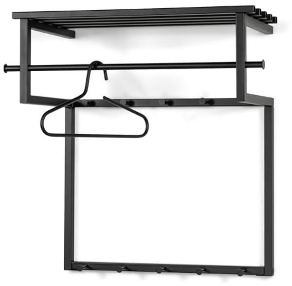 Spinder Design RIZZOLI BLACK EDITION Wandgarderobe - Schwarz
