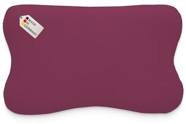 DUKAL Kissenbezug passend für Blackroll Recovery Pillow und weitere, 100% Baumwolle, (1 Stück), aus hochwertigem Doppel-Jersey, mit Reißverschluss, Made in Germany