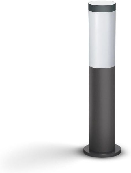 Philips Outdoor LED Sockelleuchte Utrecht, für den Außenbereich, Anthrazit, 60W, IP44 Schutzklasse, austauschbares Leuchtmittel
