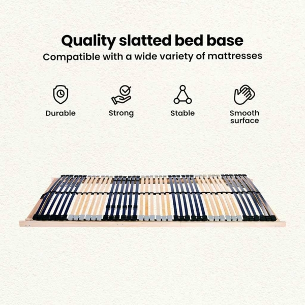 vidaXL Lattenrost Braun 140 x 190 cm Massives Buchenholz 42015267 Bild 5