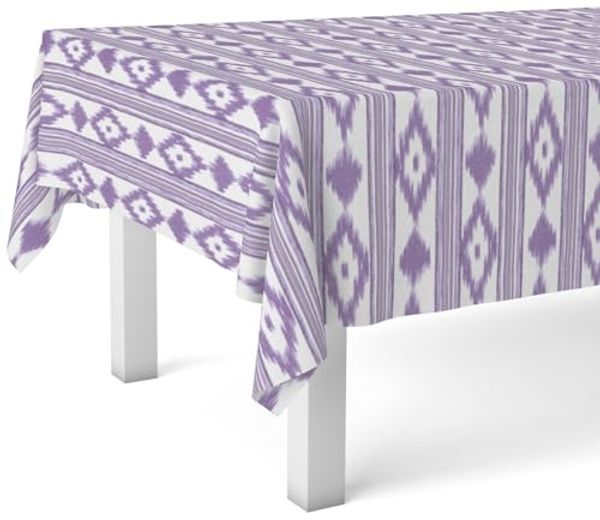 Martina Home Tischdecke, Wachstuch, Malorqui, Lila, 200x140 cm